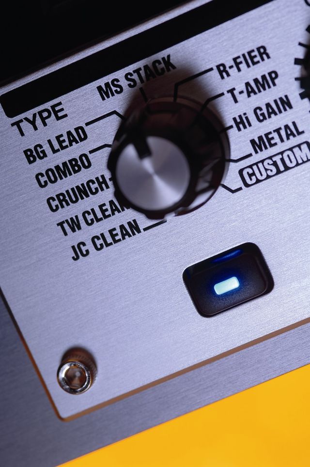 blank Only a small number of real-world amps are modelled, but the speaker options give plenty of sounds